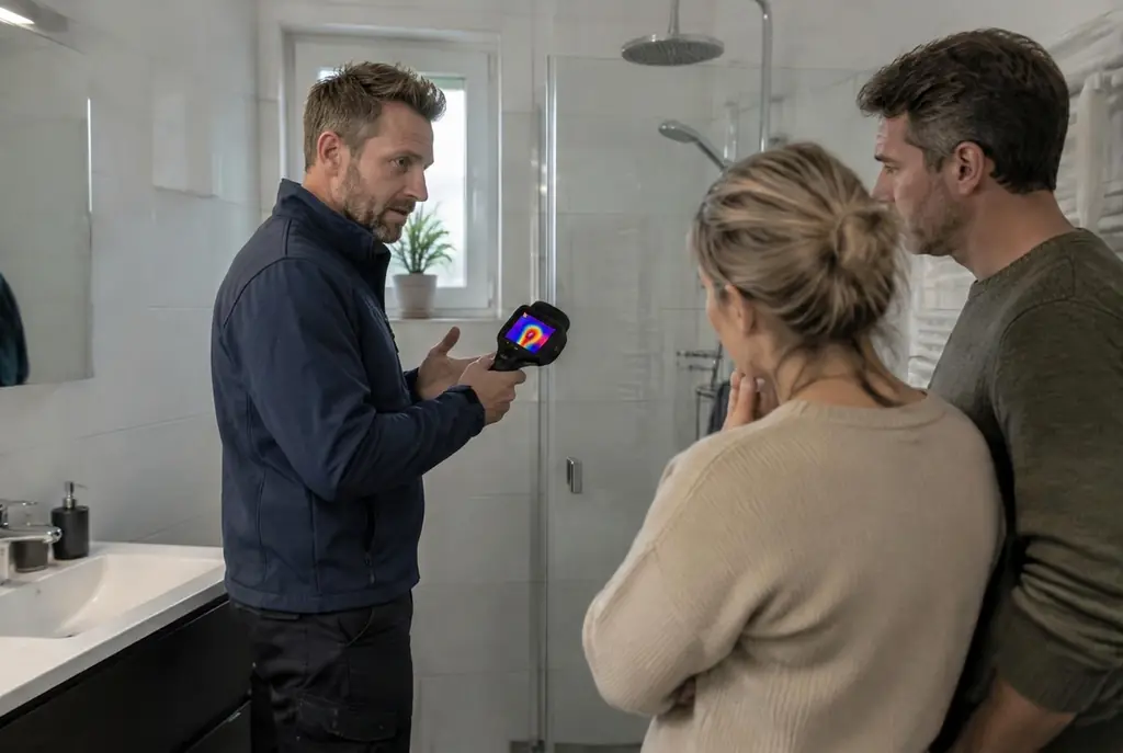 Lekdetectie Breukelen – specialist legt bevindingen uit aan bewoner